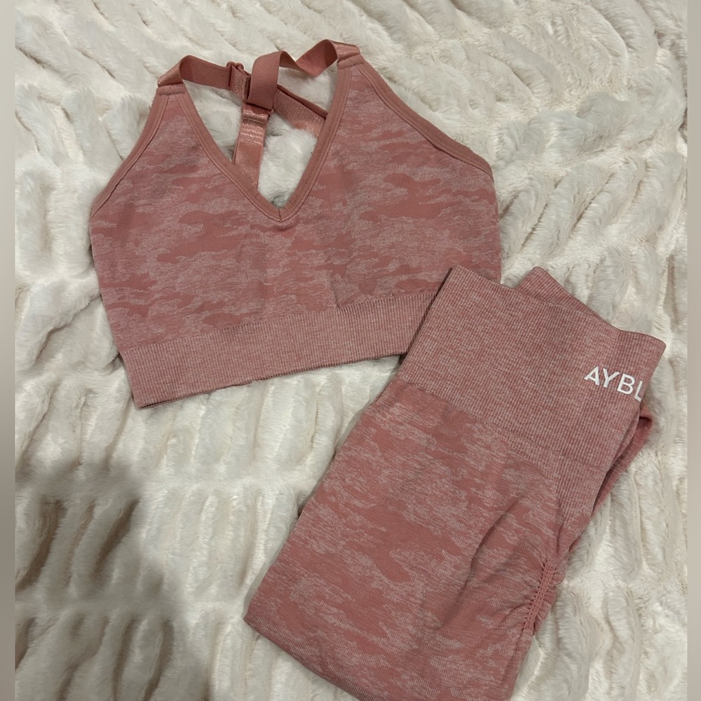 Aybl pink set leggings
